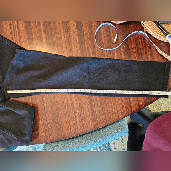 H&M &denim Skinny Coupe Moulante  High Waist Ankle Black Jeans US 4 NWT - Picture 8 of 8